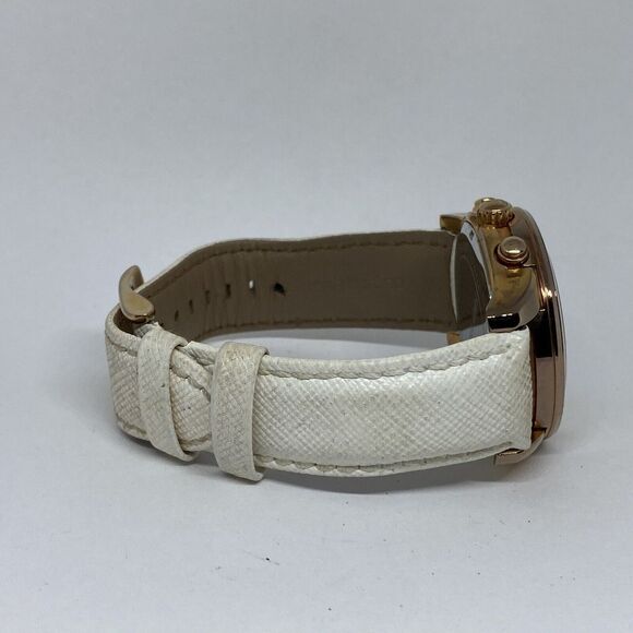 Michael Kors Mercer MK2289 Women's White Leather Analog Dial Quartz Watch UC500 - Picture 12 of 12